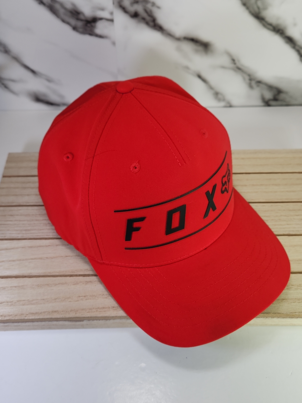 FOX Red Logo Baseball Cap. Fitted. Flex Fit - Picture 6 of 9